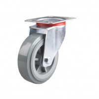 Factory 6 inch drop heavy duty caster wheel