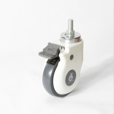 pu swivel with brake medical caster antistatic wheel for hospital